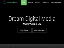 Tablet Screenshot of dreamdigitalmedia.com